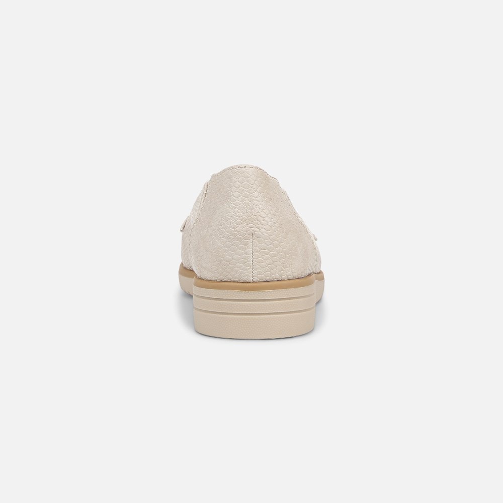 Naturalizer SOUL Idea Moc Loafer - Light Beige Faux Leather
