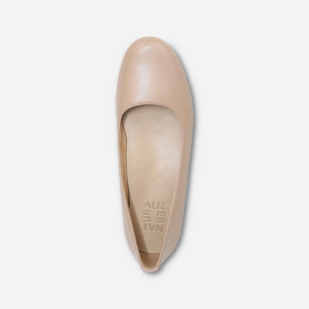 Naturalizer Maxwell Ballet Flat - Crème Brulee Leather