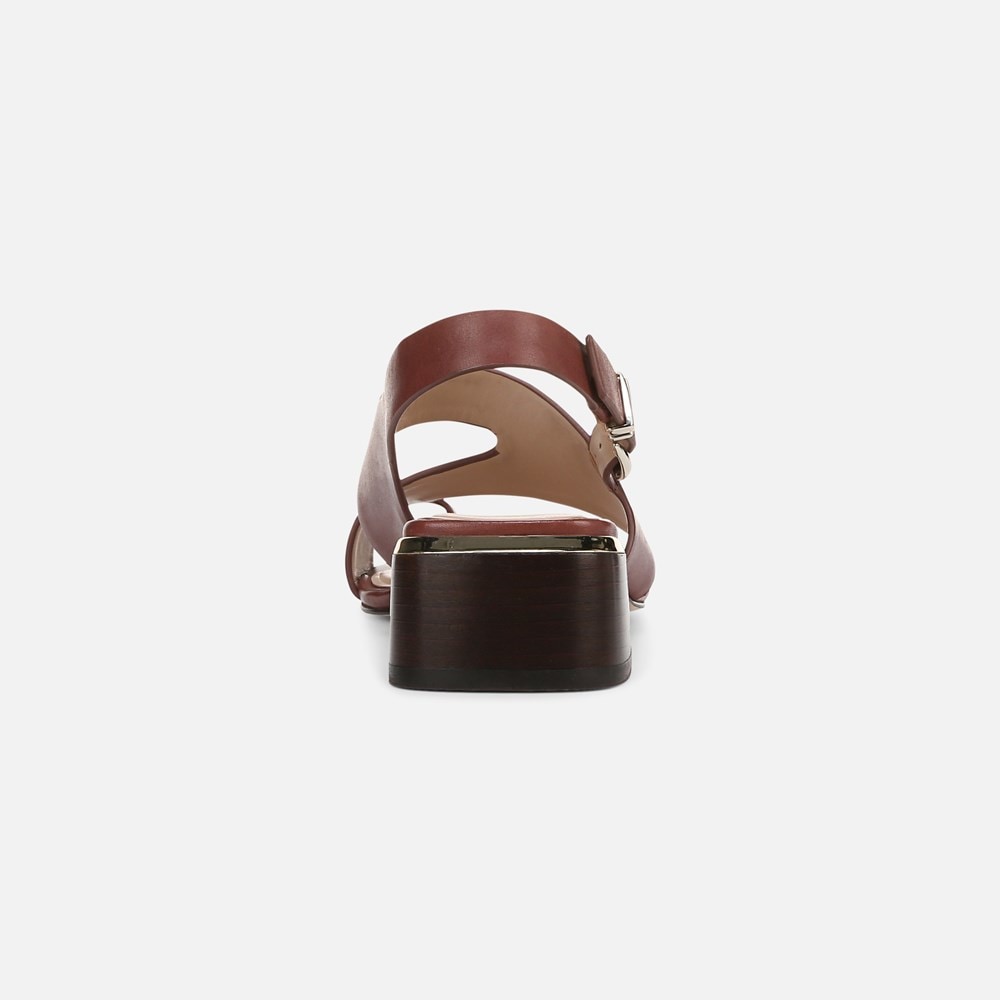 Naturalizer 27 EDIT Audra Dress Sandal - Cappuccino Brown Leather