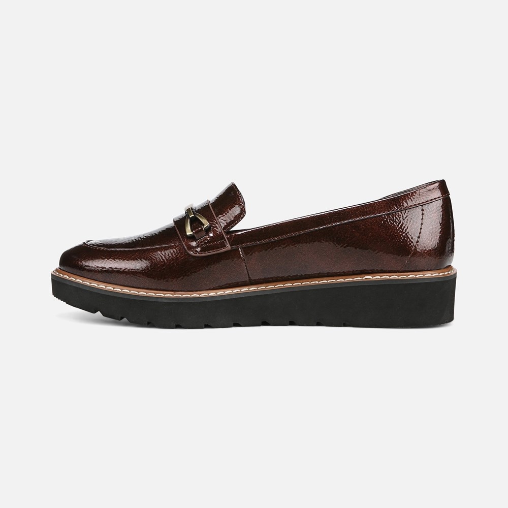 Naturalizer Elin Loafer - Cinnamon Brown Faux Leather