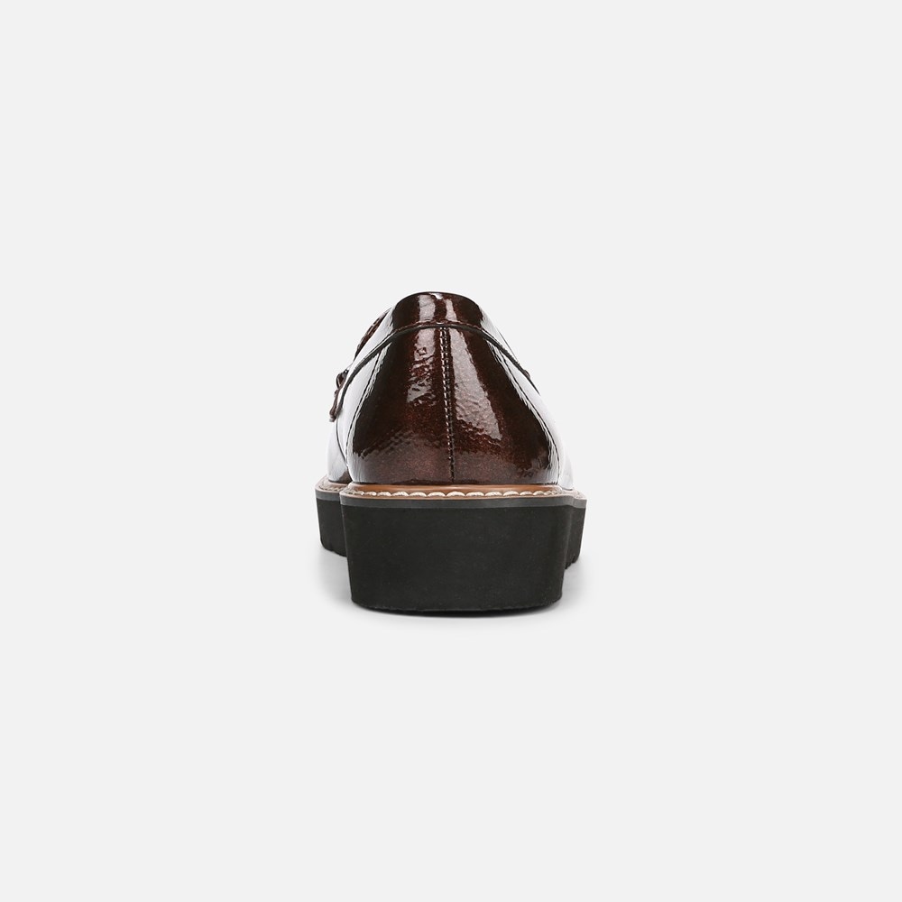 Naturalizer Elin Loafer - Cinnamon Brown Faux Leather