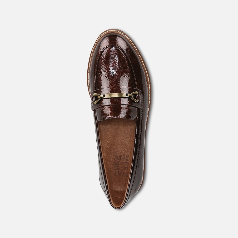 Naturalizer Elin Loafer - Cinnamon Brown Faux Leather
