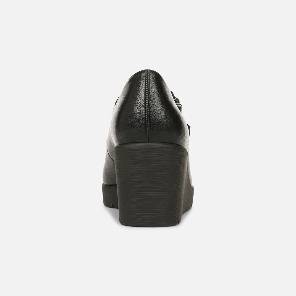 Naturalizer SOUL Adore Mary Jane Wedge - Black Synthetic