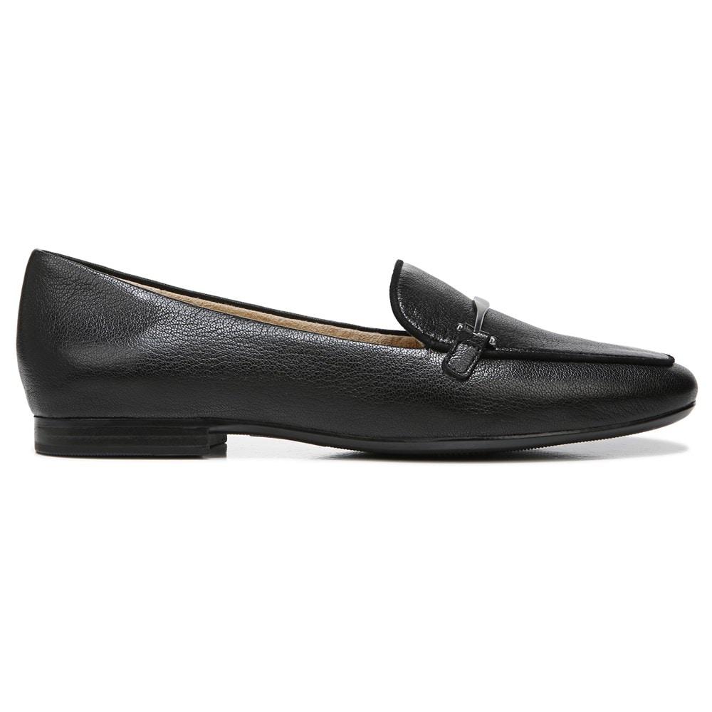 Naturalizer EMILINE L FLAT - Black Leather