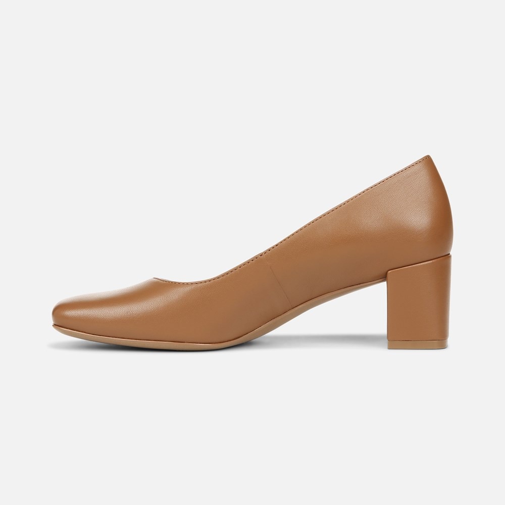 Naturalizer Karina Pump - English Tea Brown Leather