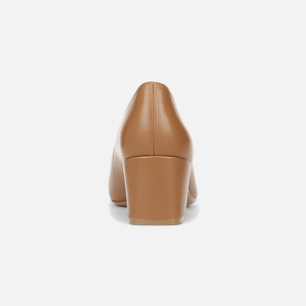 Naturalizer Karina Pump - English Tea Brown Leather