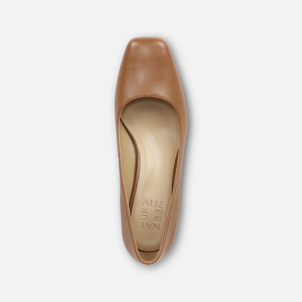 Naturalizer Karina Pump - English Tea Brown Leather