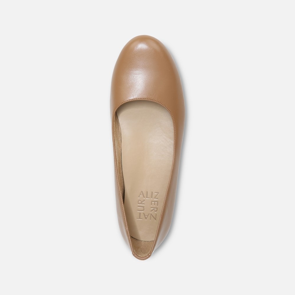 Naturalizer Maxwell Ballet Flat - Cafe Leather