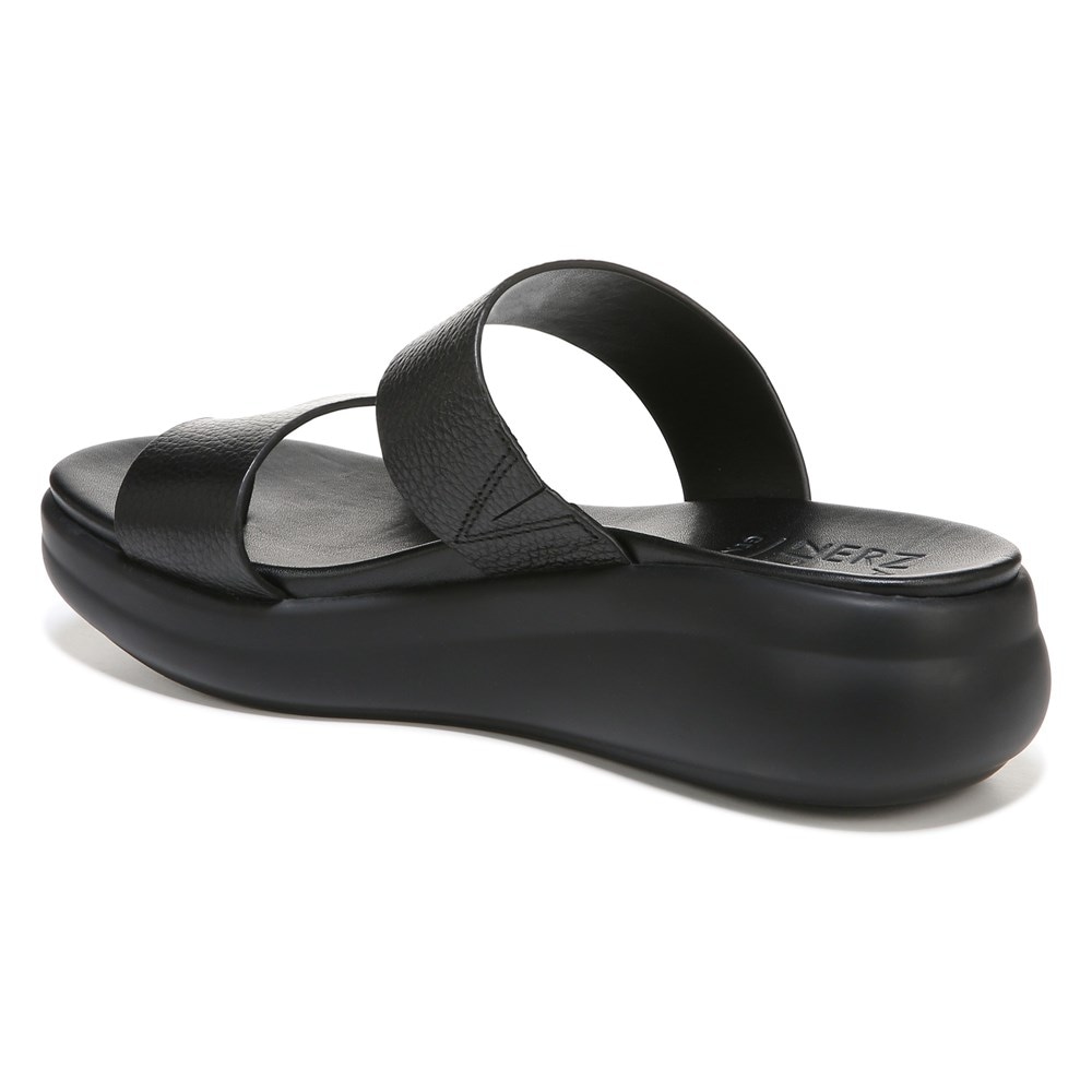 Naturalizer Drift 2 Sandal - Black Leather