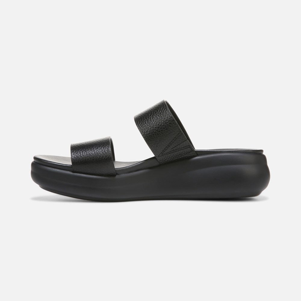 Naturalizer Drift 2 Sandal - Black Leather