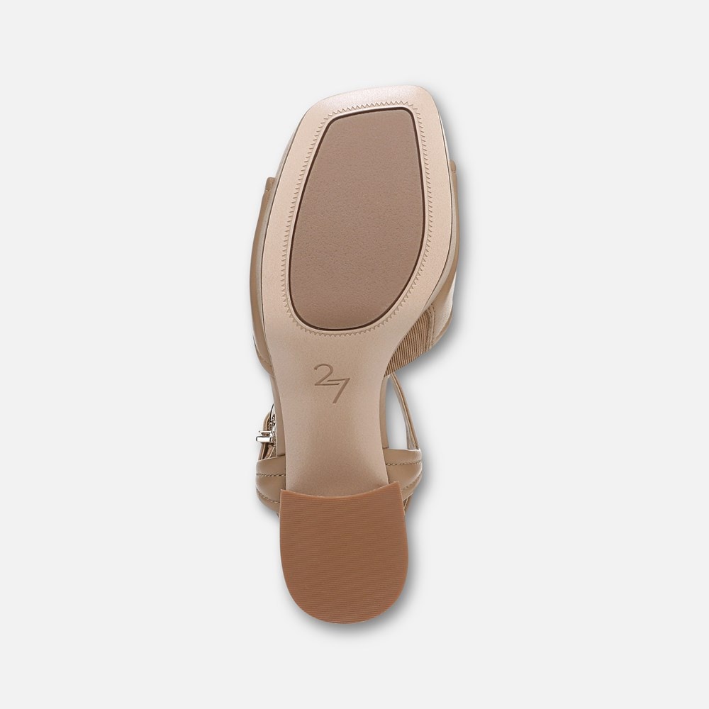 Naturalizer 27 EDIT Paloma Platform Sandal - Birchwood Leather