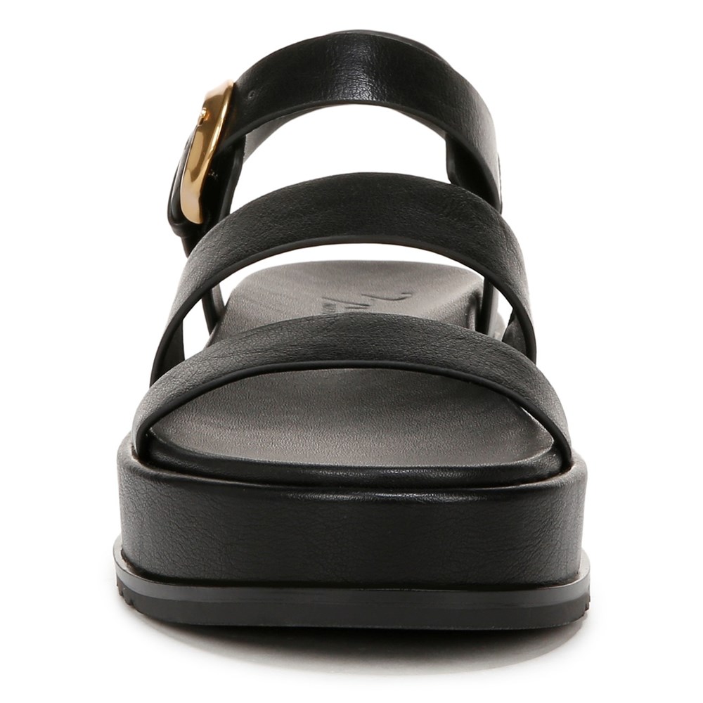 Naturalizer 27 EDIT Zizi Sandal - Black Faux Leather