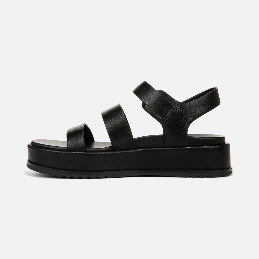 Naturalizer 27 EDIT Zizi Sandal - Black Faux Leather
