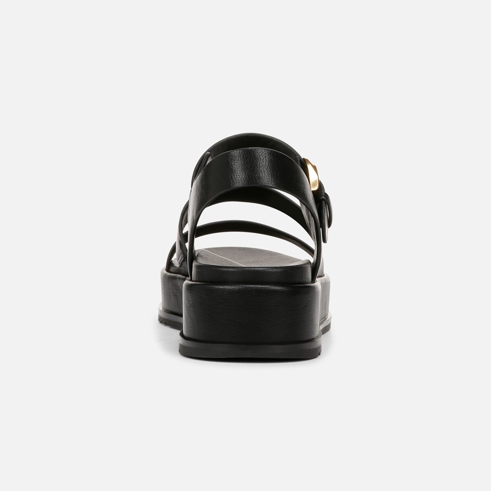 Naturalizer 27 EDIT Zizi Sandal - Black Faux Leather