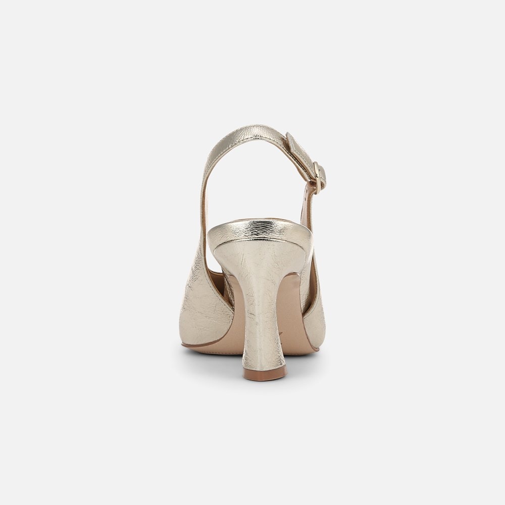 Naturalizer 27 EDIT Elaine Slingback Dress Shoe - Champagne Gold Leather