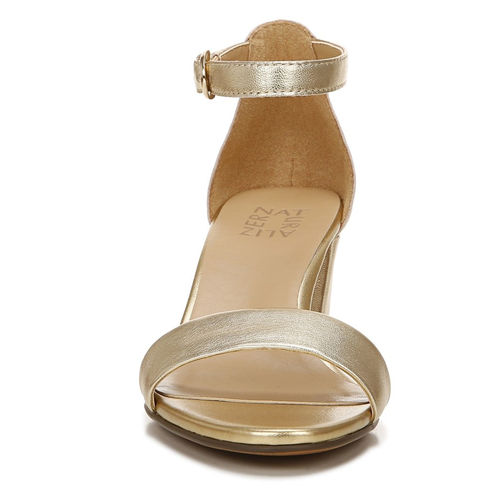 Naturalizer Vera Dress Sandal - Dark Gold Leather