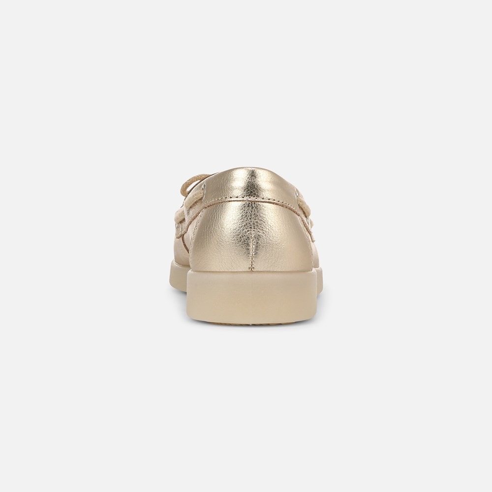 Naturalizer Keel Boat Shoe - Soft Gold Leather