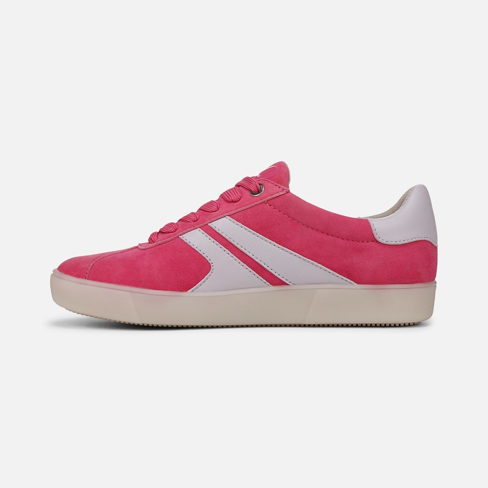Naturalizer Medina Lace Up Sneaker - Pink Flash Leather