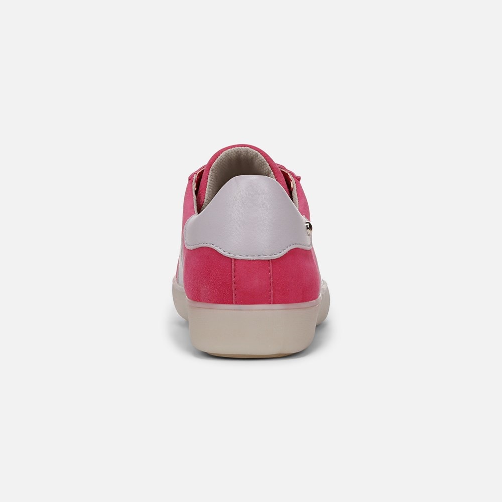 Naturalizer Medina Lace Up Sneaker - Pink Flash Leather