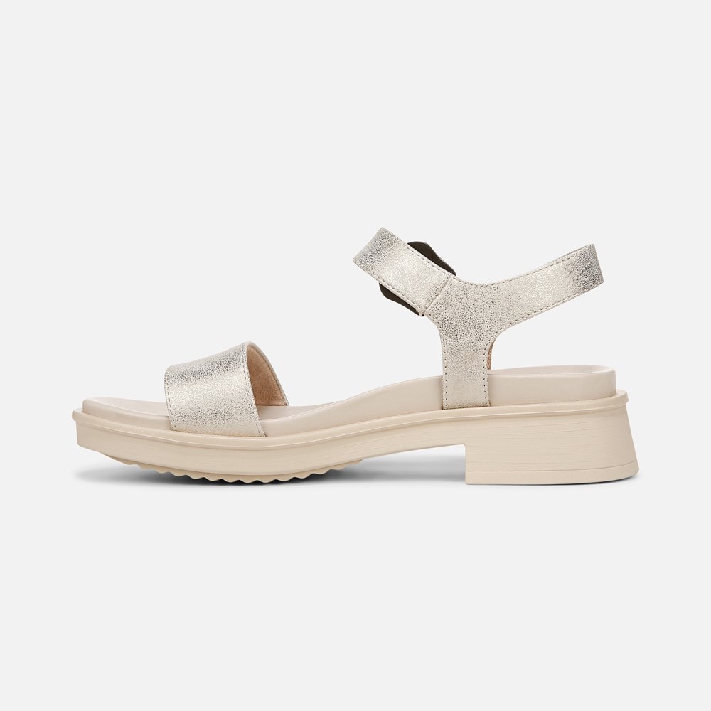 Naturalizer SOUL Emma Strappy Sandal - Gold Faux Leather