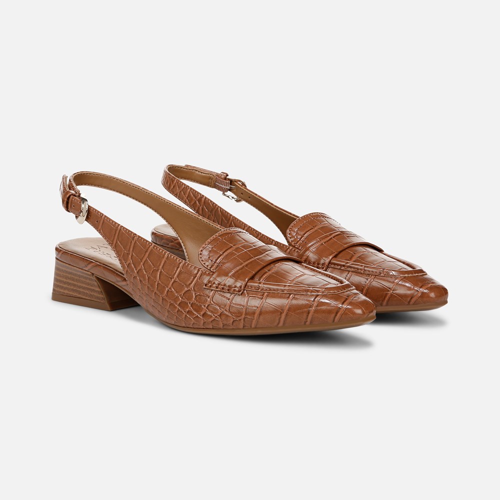 Naturalizer Garner Slingback - English Tea Faux Leather