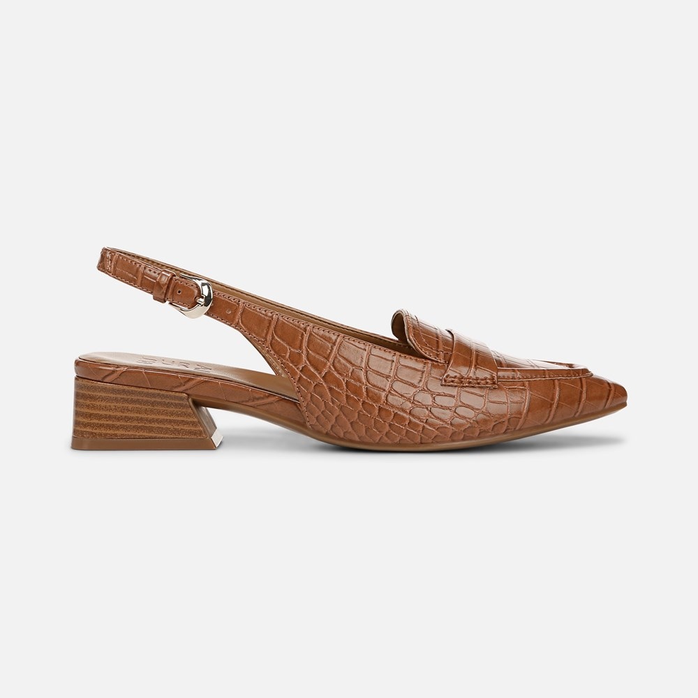 Naturalizer Garner Slingback - English Tea Faux Leather