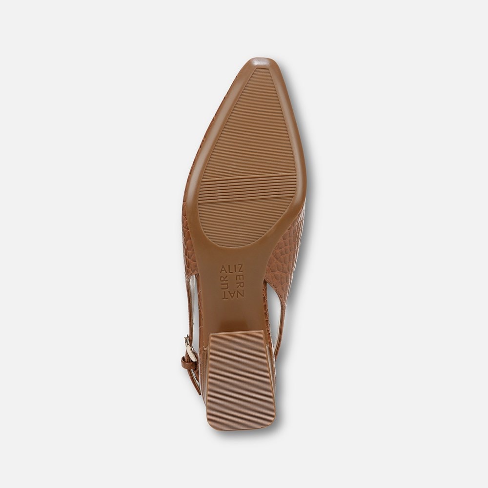 Naturalizer Garner Slingback - English Tea Faux Leather