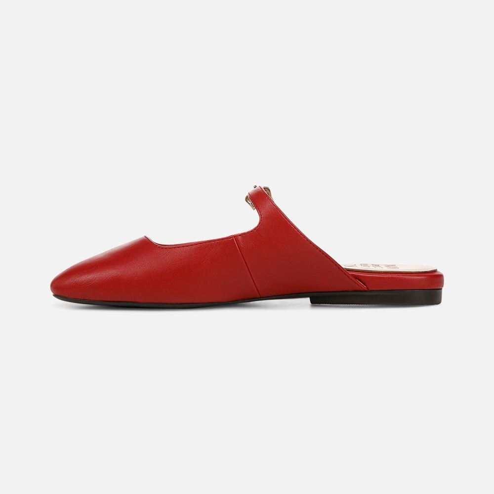 Naturalizer Apple Mary Jane Mule - Red Faux Leather