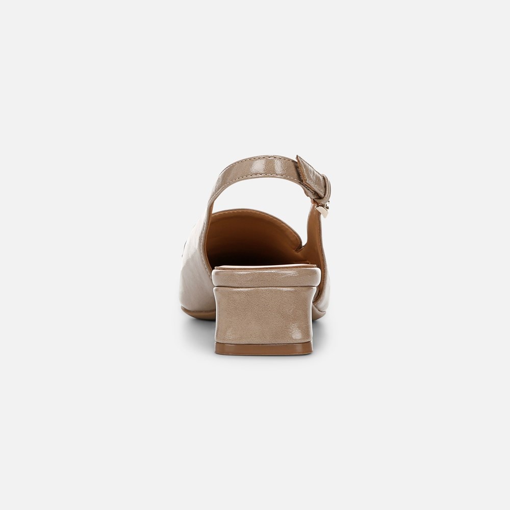 Naturalizer Garner Slingback - Taupe Faux Leather