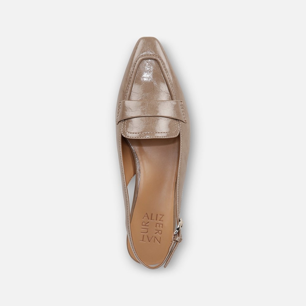 Naturalizer Garner Slingback - Taupe Faux Leather