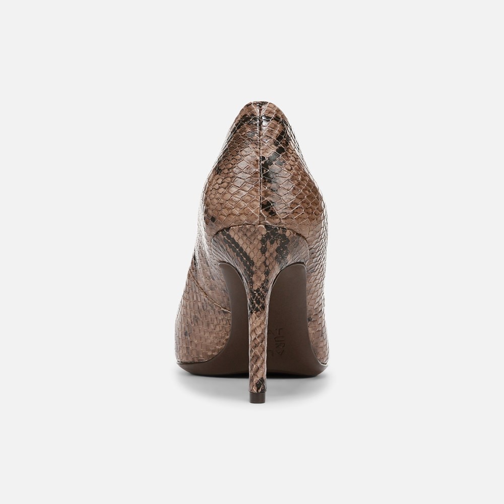 Naturalizer Anna Pump - Warm Taupe Snake Print Leather