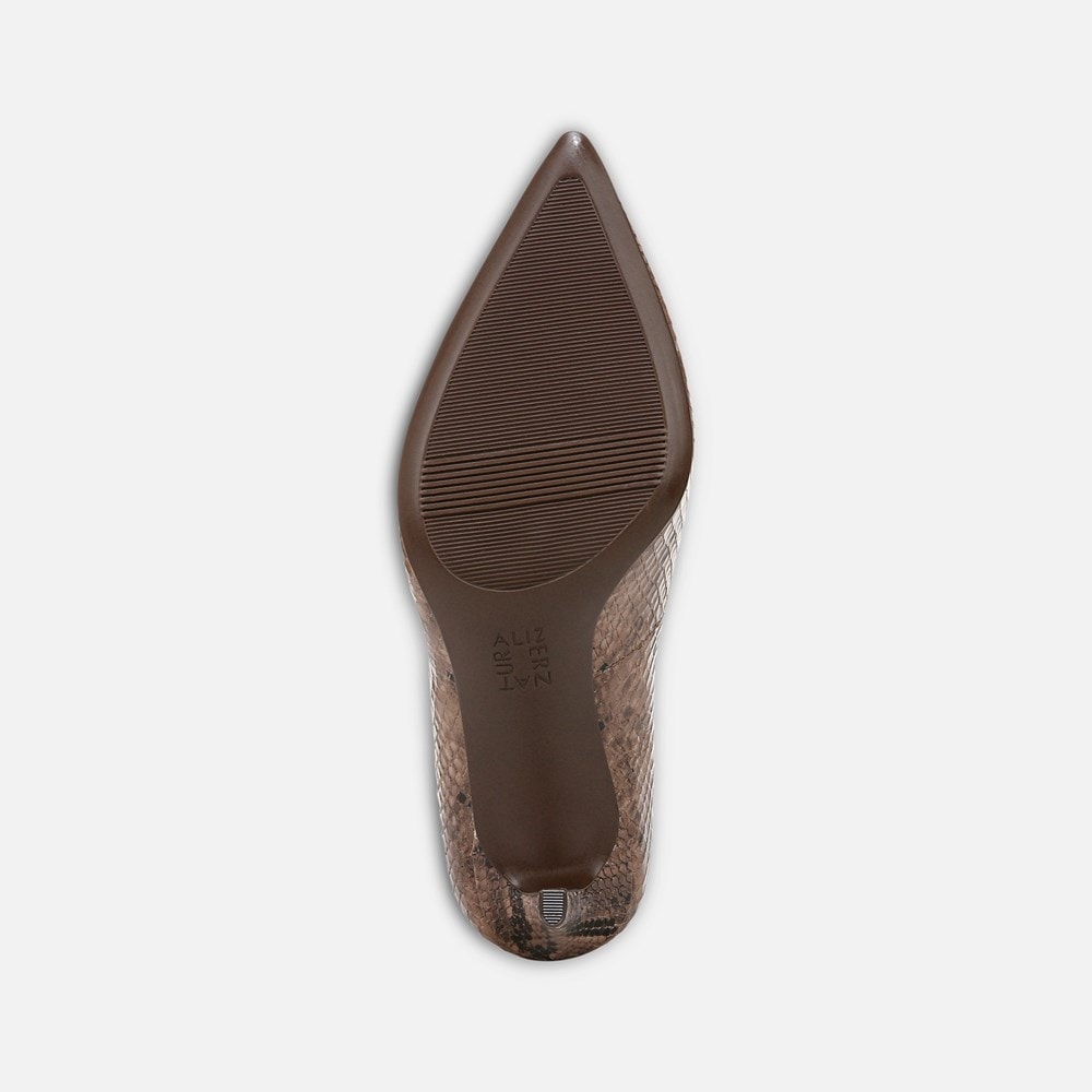 Naturalizer Anna Pump - Warm Taupe Snake Print Leather