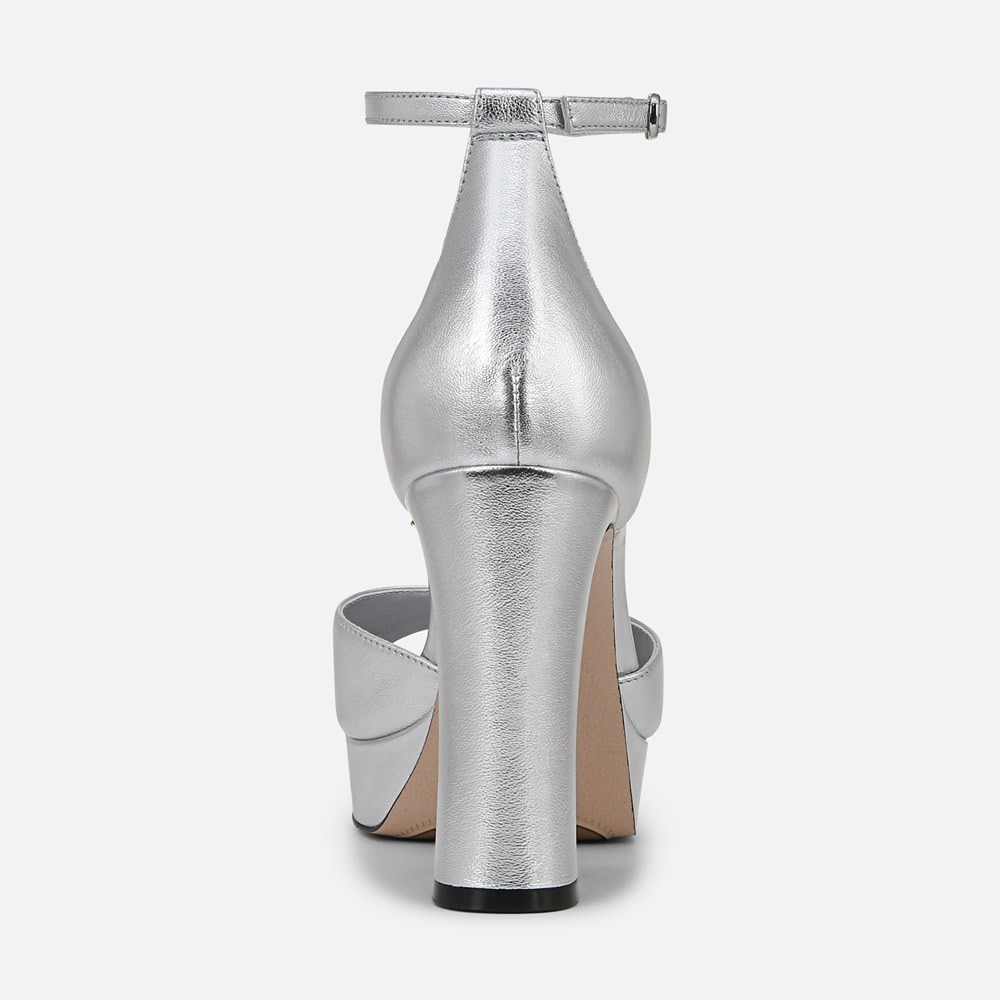 Naturalizer 27 Edit Delphie Dress Sandal - Silver Leather