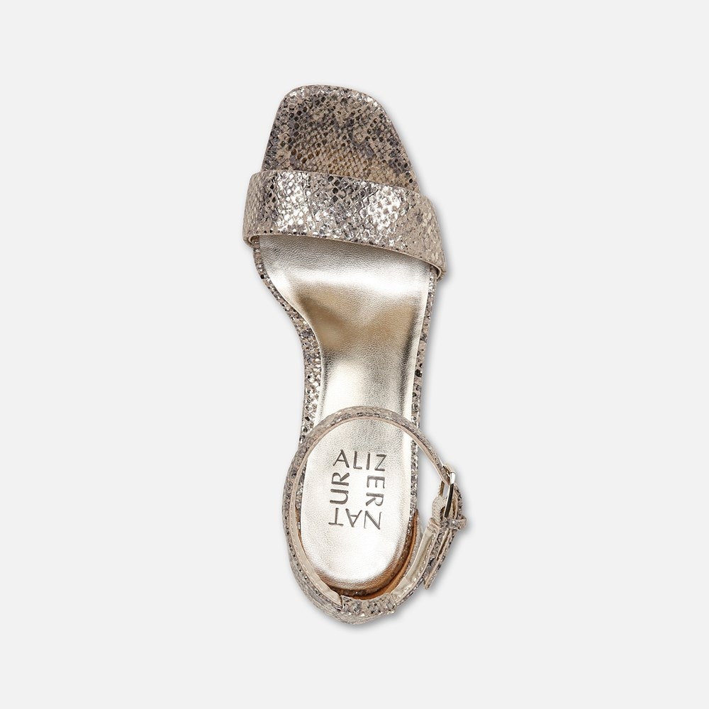 Naturalizer Joy Dress Sandal - Gold Leather