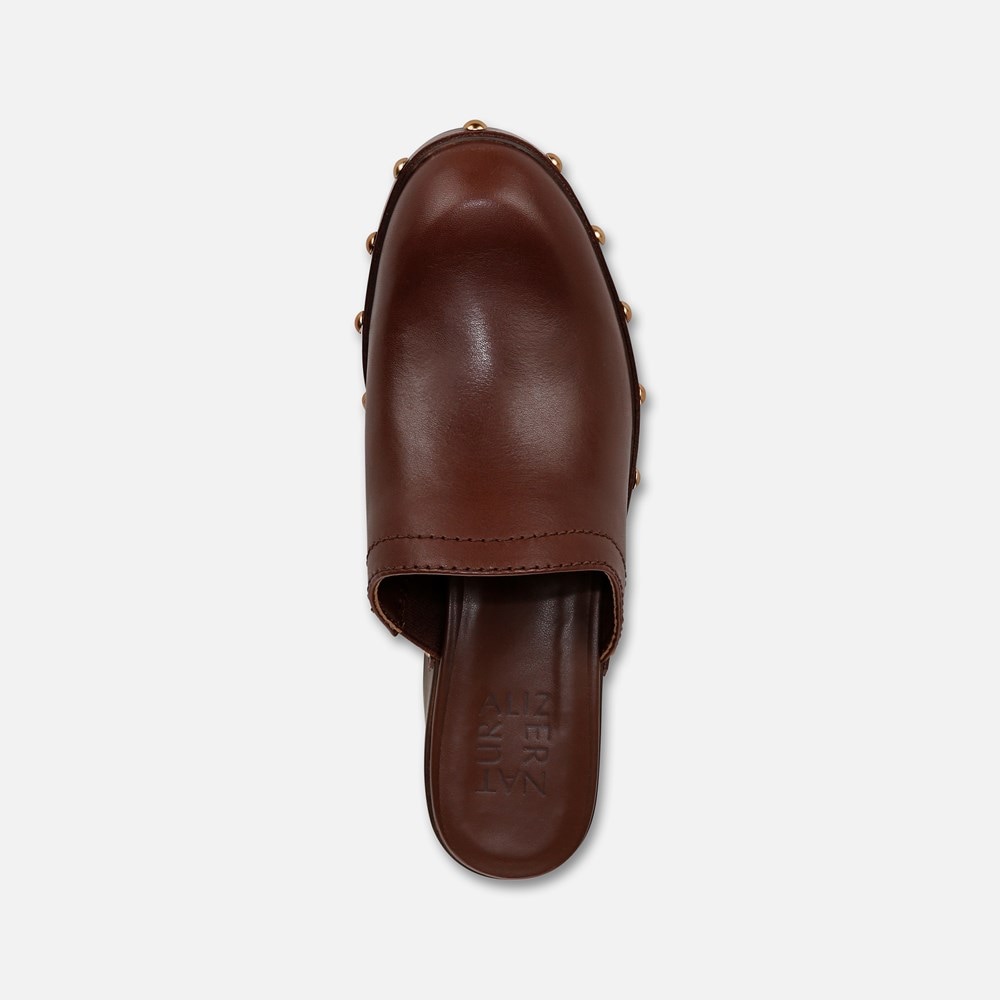 Naturalizer Bailey Mule - Cappuccino Brown Leather