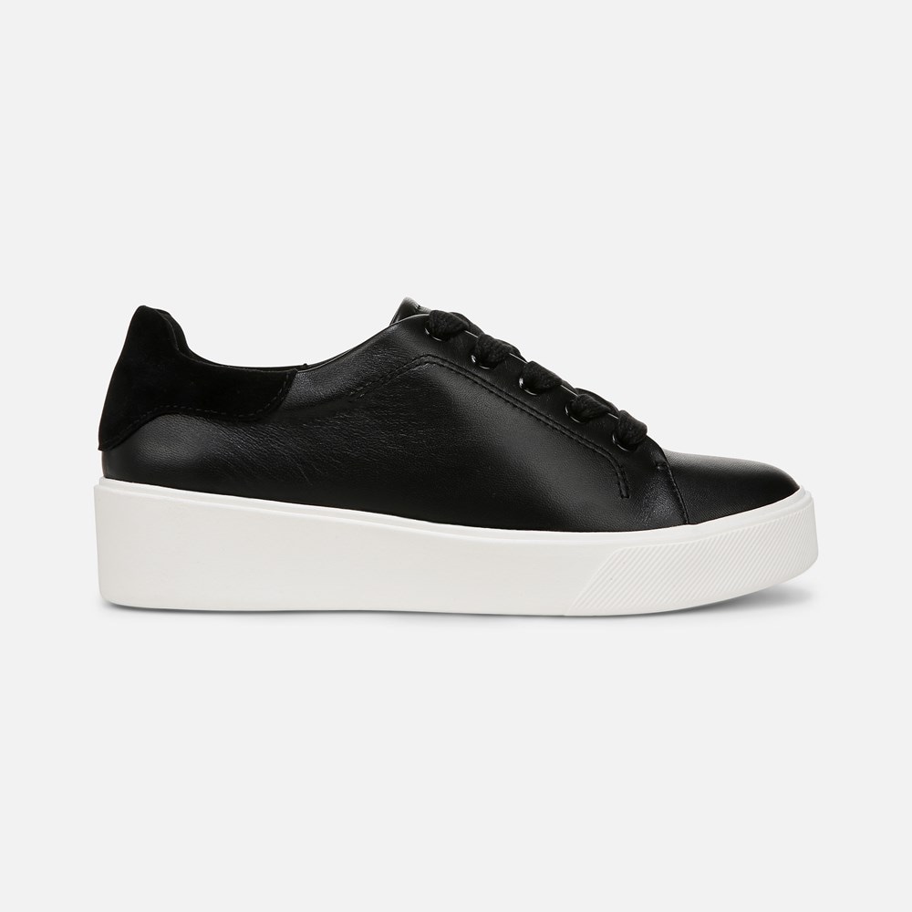 Naturalizer Morrison 2.0 Lace Up Sneaker - Black Leather