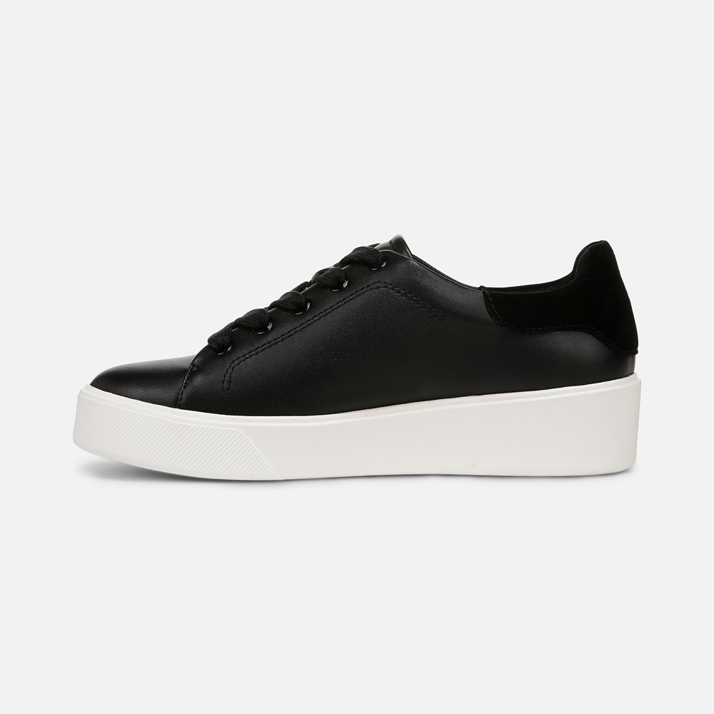 Naturalizer Morrison 2.0 Lace Up Sneaker - Black Leather