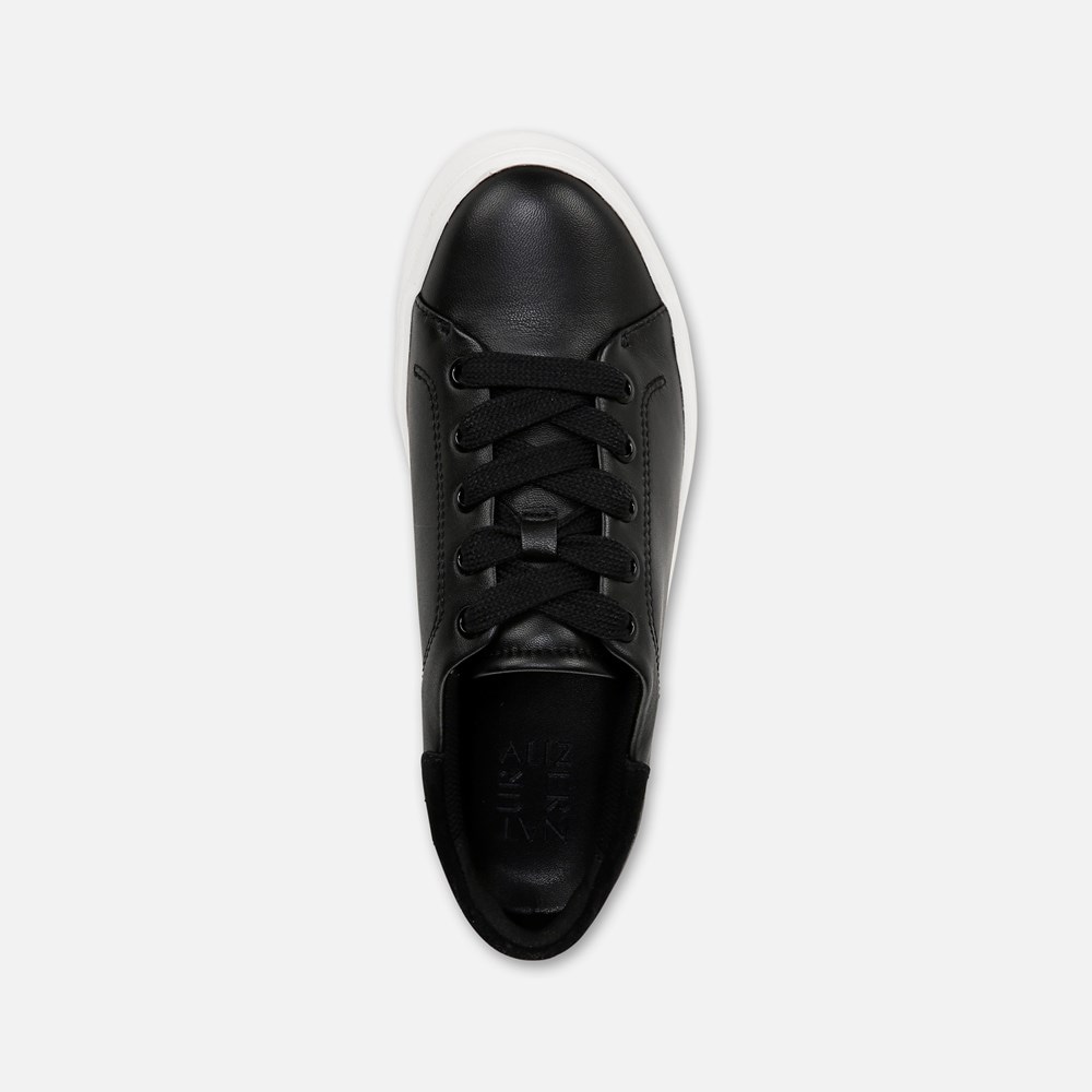 Naturalizer Morrison 2.0 Lace Up Sneaker - Black Leather