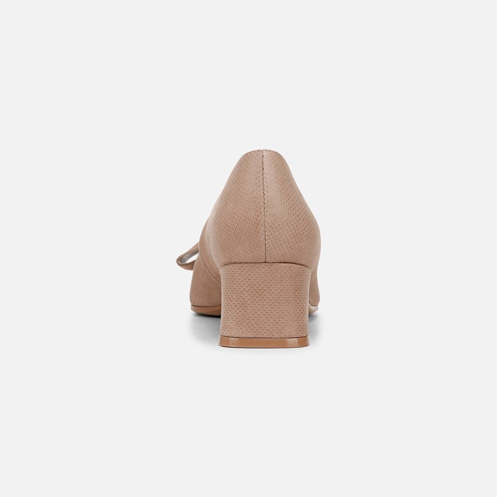Naturalizer Mavis Bow Pump - Taupe Suede