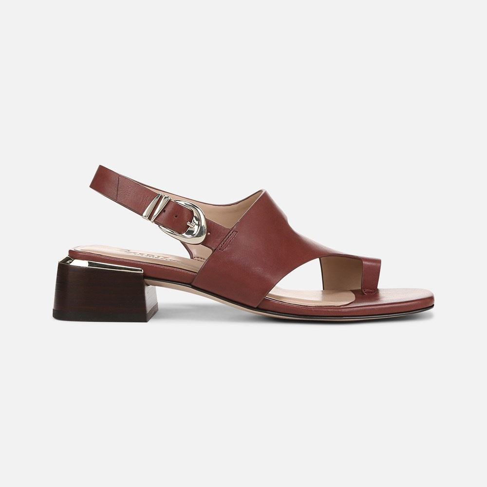 Naturalizer 27 EDIT Audra Dress Sandal - Cappuccino Brown Leather