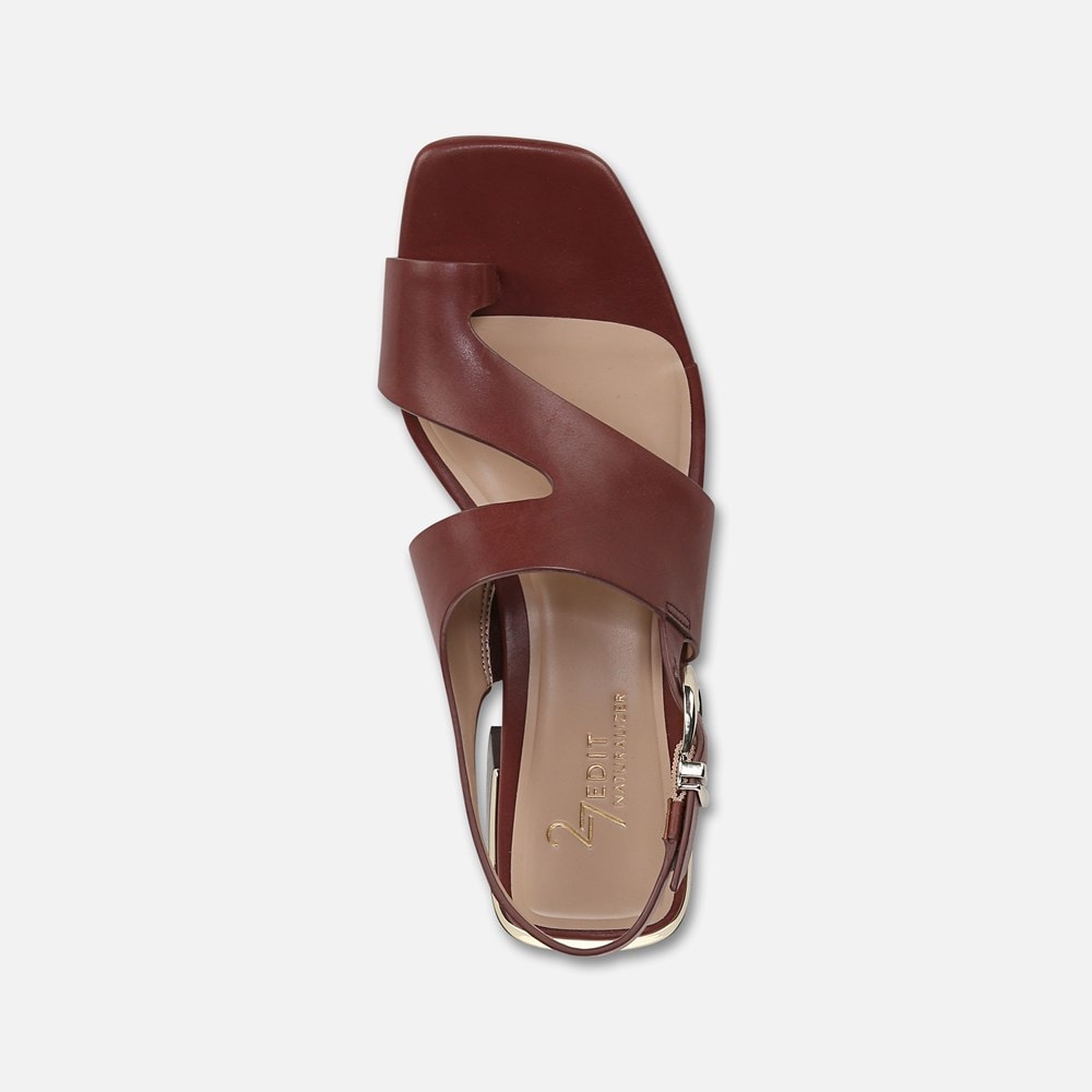 Naturalizer 27 EDIT Audra Dress Sandal - Cappuccino Brown Leather