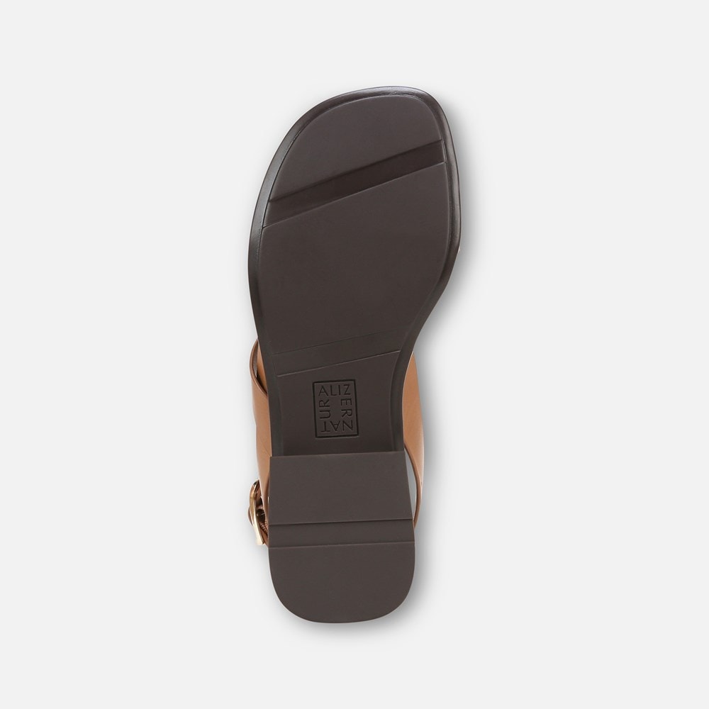 Naturalizer Birch Sandal - Saddle Tan Leather