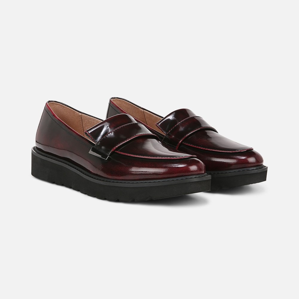Naturalizer ADILINE LOAFER - Cranberry Leather