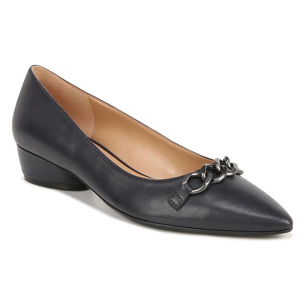 Naturalizer Becca Flat - Navy Blue Leather