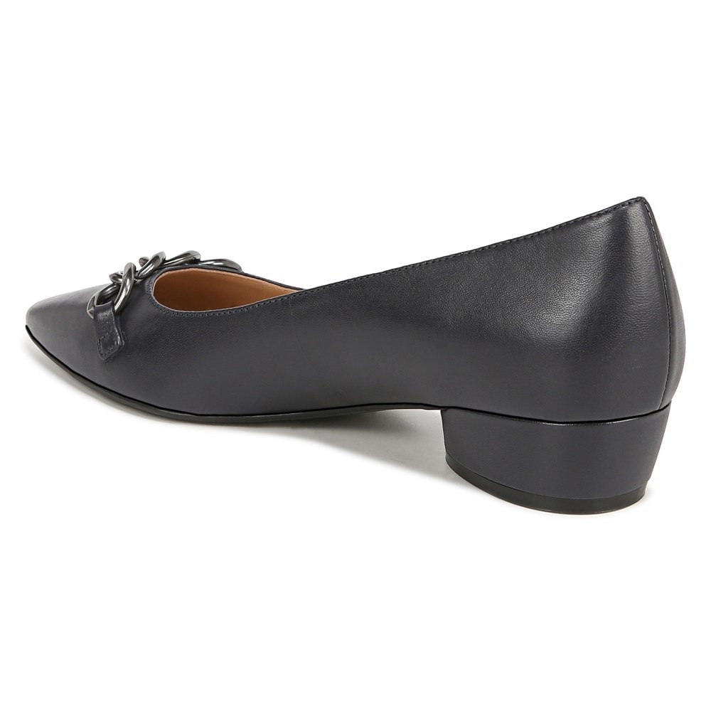Naturalizer Becca Flat - Navy Blue Leather