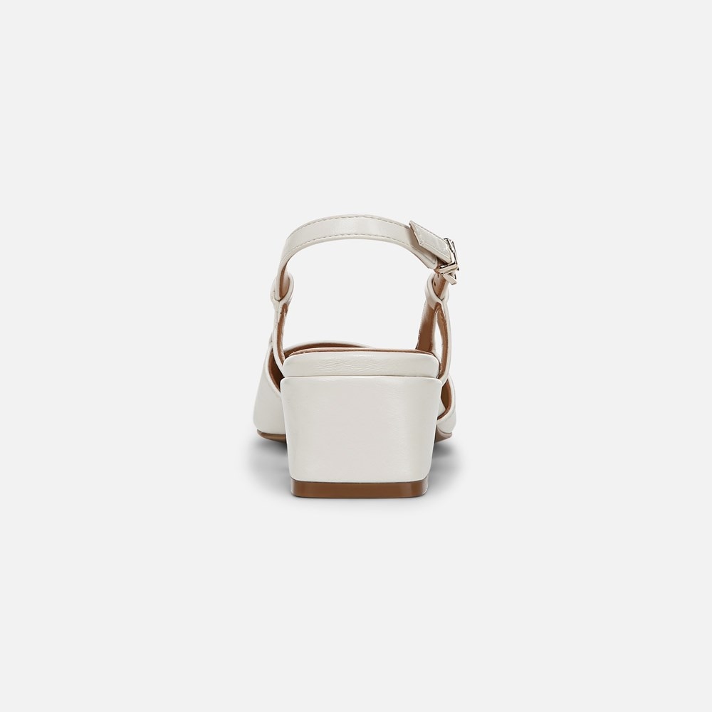 Naturalizer Harper Slingback - Warm White Faux Leather