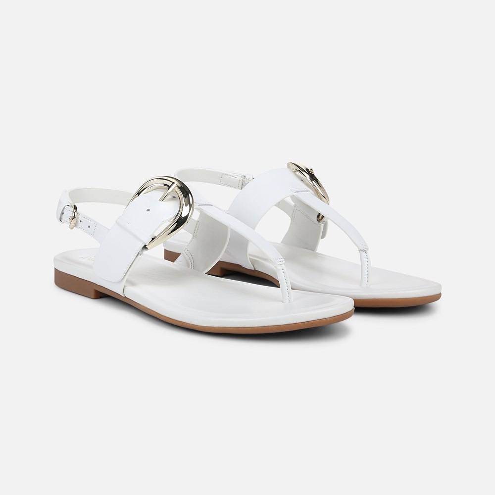 Naturalizer Taylor Sandal - White Leather