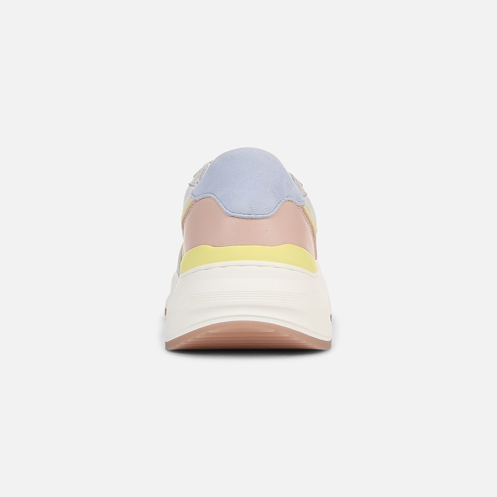 Naturalizer Blossom Lace-up Sneaker - Digital Mist Grey Leather \\u0026 Fabric