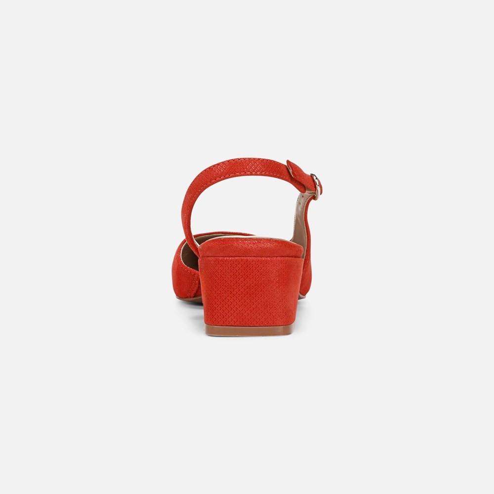 Naturalizer Jayla Slingback Pump - Maserati Red Suede