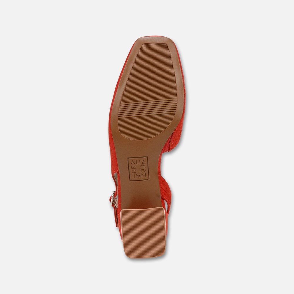 Naturalizer Jayla Slingback Pump - Maserati Red Suede